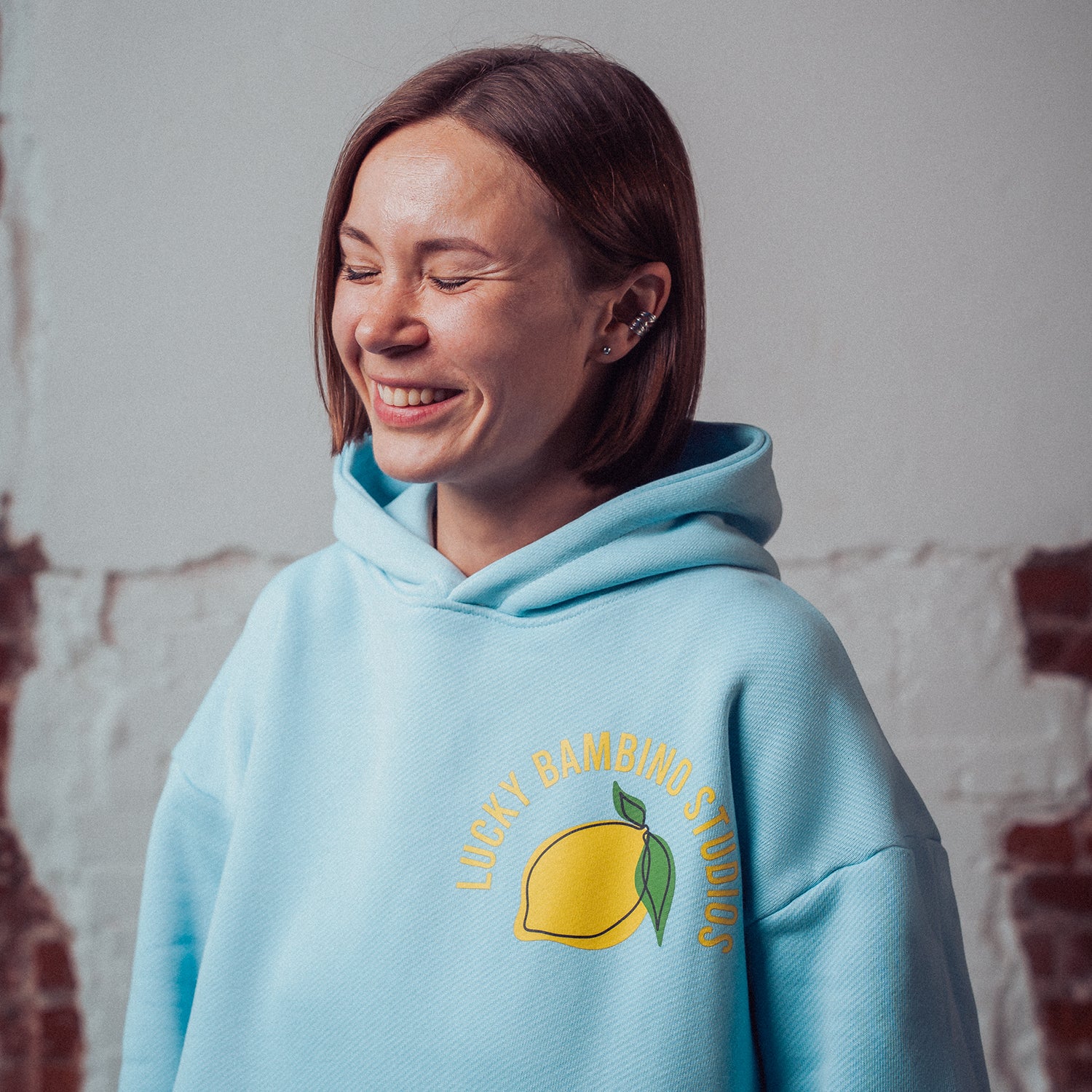Oversized Hoodie Amalfi Lemon