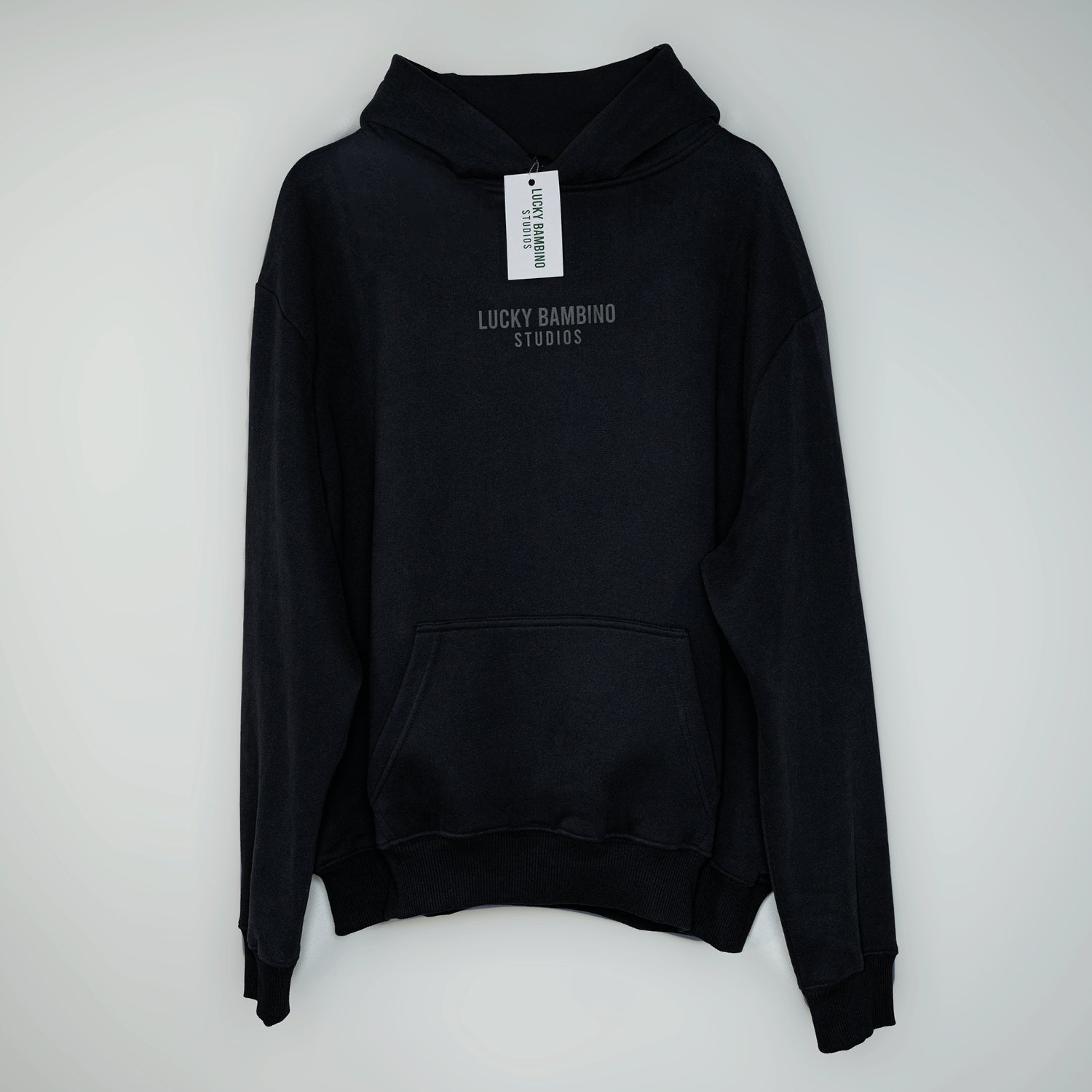 Oversized Hoodie Classic Washed Black