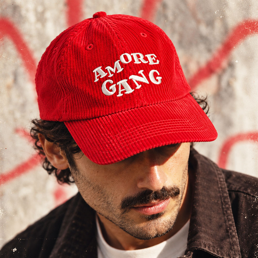 Amore Gang Cord Cap (Red)